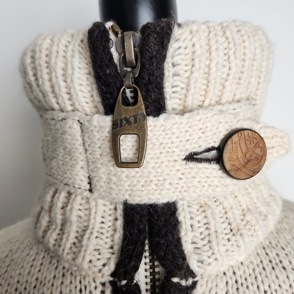 Vintage M60 Knit Fur Sweater Jacket - Picture 5 of 14